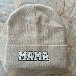 David and Young MAMA wool beanie hat 
NWOT one size fits most